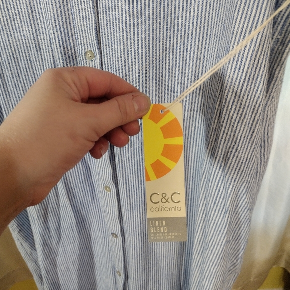 C & C California button down dress - Picture 3 of 4